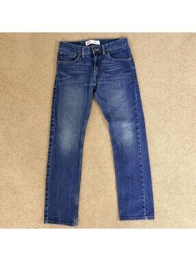 Levi's Performance 511 Slim Youth Boys Size 16 Regular Medium Wash Jeans 28 x 28